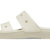 Crocs Classic Clog Cozy Unisex Λευκές Παντόφλες 206761-2Y2