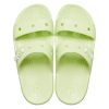 Crocs Classic Clog Cozy Unisex Γκρι πράσινες παντόφλες 206761-335