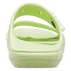 Crocs Classic Clog Cozy Unisex Γκρι πράσινες παντόφλες 206761-335
