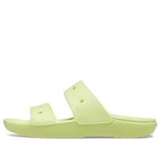 Crocs Classic Clog Cozy Unisex κίτρινες παντόφλες 206761-75U