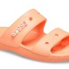 Crocs Classic Clog Cozy Unisex Κόκκινες Παντόφλες 206761-83E