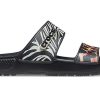 Crocs Classic Clog Cozy Unisex Μαύρες πολύχρωμες παντόφλες “Black” 207847-0C4