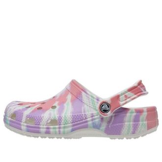Crocs Classic clog σχέδιο Crocs Flat Heel Sports πολύχρωμα μπλε σανδάλια 205453-6SN