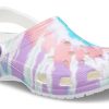 Crocs Classic clog σχέδιο Crocs Flat Heel Sports πολύχρωμα μπλε σανδάλια 205453-6SN
