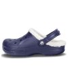 Παντόφλες Crocs Classic Clog Crocs Stay Warm Ανθεκτικές στη φθορά Navy Blue Unisex παντόφλες 16244-49U