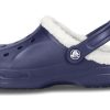 Παντόφλες Crocs Classic Clog Crocs Stay Warm Ανθεκτικές στη φθορά Navy Blue Unisex παντόφλες 16244-49U