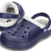 Παντόφλες Crocs Classic Clog Crocs Stay Warm Ανθεκτικές στη φθορά Navy Blue Unisex παντόφλες 16244-49U