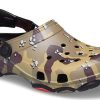 Crocs Classic Clog Desert Camouflage Beach Unisex Μαύρα Καφέ Σανδάλια 207305-088