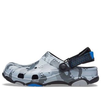 Crocs Classic Clog Desert Camouflage Outdoor Beach Unisex Μαύρα Γκρι σανδάλια 207305-097