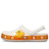 Crocs Classic Clog Line Friends Beach Λευκά Κίτρινα Unisex Σανδάλια “White Yellow” 205791-100