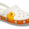 Crocs Classic Clog Line Friends Beach Λευκά Κίτρινα Unisex Σανδάλια “White Yellow” 205791-100