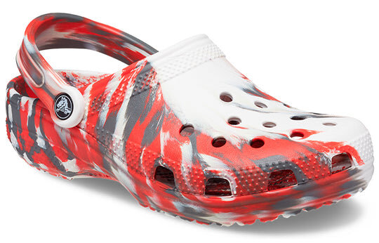 Crocs Classic Clog Marble Beach Sports Unisex Κόκκινα Λευκά Σανδάλια “Red White” 206867-884 Crocs Classic Clog Marble Beach Sports Unisex Κόκκινα Λευκά Σανδάλια “Red White” 206867-884