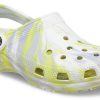 Crocs Classic Clog Marble Beach Sports Unisex Λευκά Γκρι σανδάλια “White Grey” 206867-1FJ Crocs Classic Clog Marble Beach Sports Unisex Λευκά Γκρι σανδάλια “White Grey” 206867-1FJ