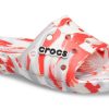 Crocs Classic Clog Marble Beach Unisex Κόκκινες Παντόφλες “Red White” 206879-884