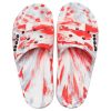 Crocs Classic Clog Marble Beach Unisex Κόκκινες Παντόφλες “Red White” 206879-884