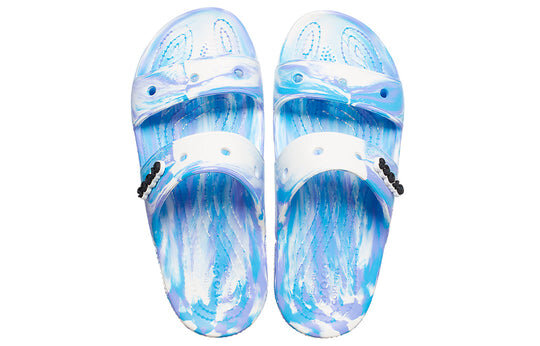 Crocs Classic Clog Marble Beach Unisex Λευκές Παντόφλες “White Blue” 207701-1FK Crocs Classic Clog Marble Beach Unisex Λευκές Παντόφλες “White Blue” 207701-1FK