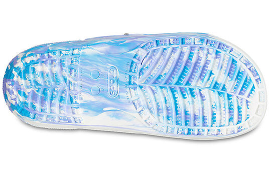Crocs Classic Clog Marble Beach Unisex Λευκές Παντόφλες “White Blue” 207701-1FK Crocs Classic Clog Marble Beach Unisex Λευκές Παντόφλες “White Blue” 207701-1FK