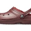 Crocs Classic Clog Sports Unisex Wine Red sandals 203591-60U
