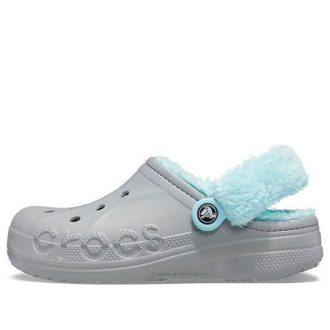 Crocs Classic clog Stay Warm Παπούτσια με επένδυση φλις Unisex Γκρι Μπλε 206633-0IG