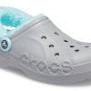 Crocs Classic clog Stay Warm Παπούτσια με επένδυση φλις Unisex Γκρι Μπλε 206633-0IG