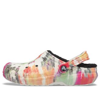 Crocs Classic Clog Tie Dye Παπούτσια Πολύχρωμο Μαύρο 206341-0C4