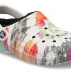 Crocs Classic Clog Tie Dye Παπούτσια Πολύχρωμο Μαύρο 206341-0C4