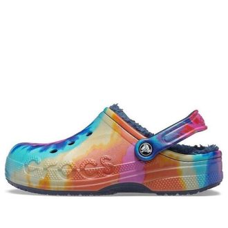 Παπούτσια εκτύπωσης Crocs Classic Clog Tie Dye Deep Blue Unisex 207329-95T