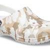 Crocs Classic Clog Εκτύπωση Καμουφλάζ Σανδάλια Παραλίας Λευκό Καμουφλάζ Unisex 206454-94S