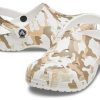 Crocs Classic Clog Εκτύπωση Καμουφλάζ Σανδάλια Παραλίας Λευκό Καμουφλάζ Unisex 206454-94S