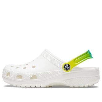 Σανδάλια παραλίας Crocs Classic Clog White Gradient Green 206638-1DC