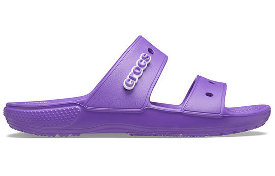 Crocs Classic Μαλακή Σόλα Cozy Flat Heel Αθλητικές Παντόφλες Unisex Μωβ 206761-518 Crocs Classic Μαλακή Σόλα Cozy Flat Heel Αθλητικές Παντόφλες Unisex Μωβ 206761-518