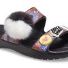 Crocs Classic μαλακή σόλα Cozy Flat Heel Αθλητικές Παντόφλες Unisex Μαύρες 207403-001 Crocs Classic μαλακή σόλα Cozy Flat Heel Αθλητικές Παντόφλες Unisex Μαύρες 207403-001