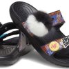 Crocs Classic μαλακή σόλα Cozy Flat Heel Αθλητικές Παντόφλες Unisex Μαύρες 207403-001 Crocs Classic μαλακή σόλα Cozy Flat Heel Αθλητικές Παντόφλες Unisex Μαύρες 207403-001