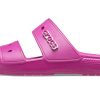 Crocs Classic Cozy Unisex Μωβ Κόκκινα Σανδάλια 206761-6SV