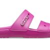 Crocs Classic Cozy Unisex Μωβ Κόκκινα Σανδάλια 206761-6SV