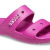 Crocs Classic Cozy Unisex Μωβ Κόκκινα Σανδάλια 206761-6SV