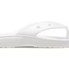 Crocs Classic Crocs Flip Casual Flip Flops Unisex Λευκό 207713-100