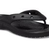 Crocs Classic Crocs Flip Casual σαγιονάρες Unisex Μαύρο 207713-001