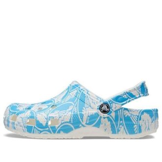 Τσόκαρα Crocs Classic Duke Print “Blue White” 210003-4OX