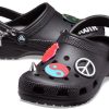 Crocs Classic Feel The Positivity Casual Unisex Μαύρα σανδάλια 207571-001 Crocs Classic Feel The Positivity Casual Unisex Μαύρα σανδάλια 207571-001
