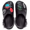 Crocs Classic Feel The Positivity Casual Unisex Μαύρα σανδάλια 207571-001 Crocs Classic Feel The Positivity Casual Unisex Μαύρα σανδάλια 207571-001