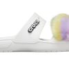 Σανδάλια Crocs Classic Fur Sure 2 λουράκια “Λευκό” 207405-100