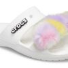 Σανδάλια Crocs Classic Fur Sure 2 λουράκια “Λευκό” 207405-100