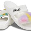 Σανδάλια Crocs Classic Fur Sure 2 λουράκια “Λευκό” 207405-100