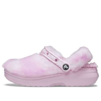 Crocs Classic Fur Sure Clogs Μπαλαρίνα “Pink White” 207303-6SU