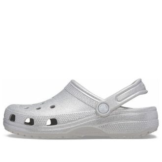 Crocs Classic Glitter Clogs “Ασημί” 205942-0IC
