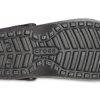 Crocs Classic Glitter Lined Clogs “Black Silver” 205842-067