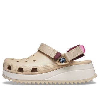 Crocs Classic Hiker Clogs “Μπεζ Λευκό Κόκκινο” 206772-212