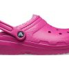 Crocs Classic Lined Clog Sports Unisex Μωβ Κόκκινα Σανδάλια 203591-6SV Crocs Classic Lined Clog Sports Unisex Μωβ Κόκκινα Σανδάλια 203591-6SV