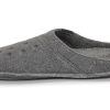 Crocs Classic Slipper Casual Thicken Stay Warm Παπούτσια Unisex Grey 203600-00Q
